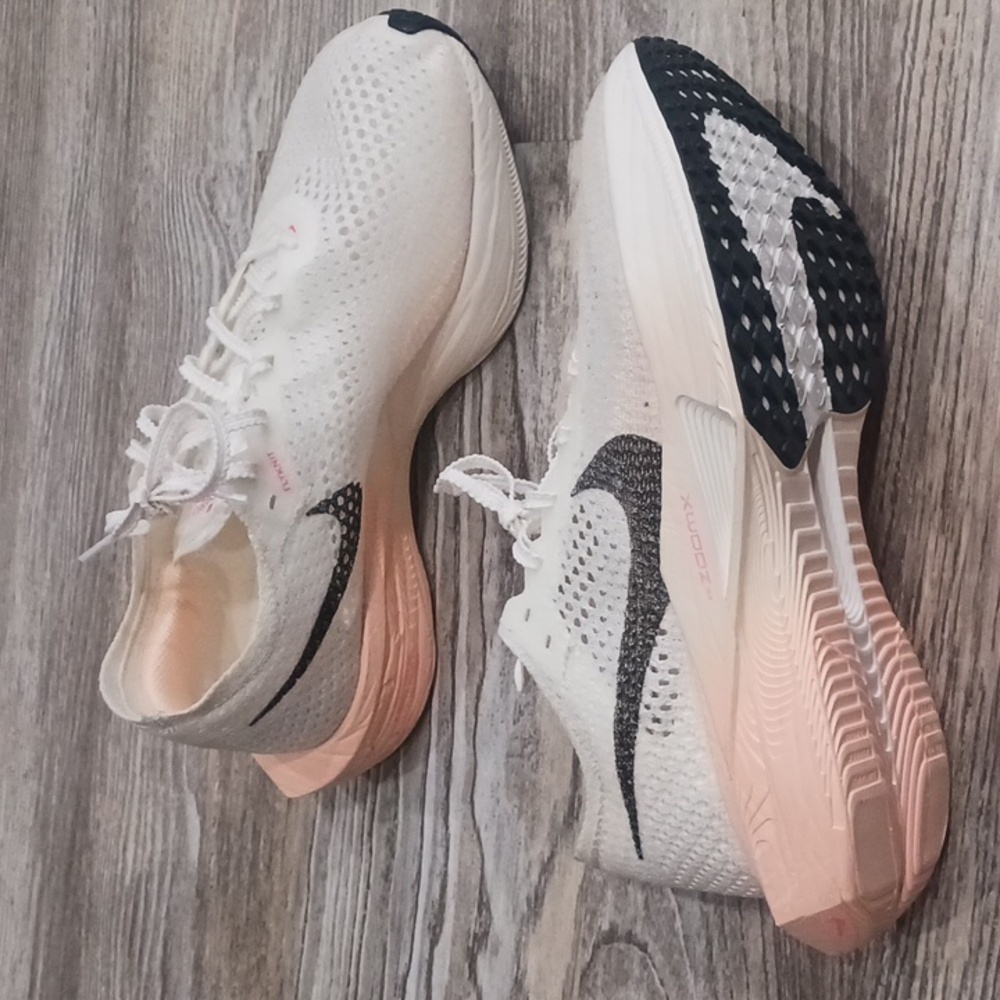 Nike ZoomX Vaporfly Next% 3 Sail Black Crimson Tint Woman Shoes Size 8.5 - Picture 5 of 16